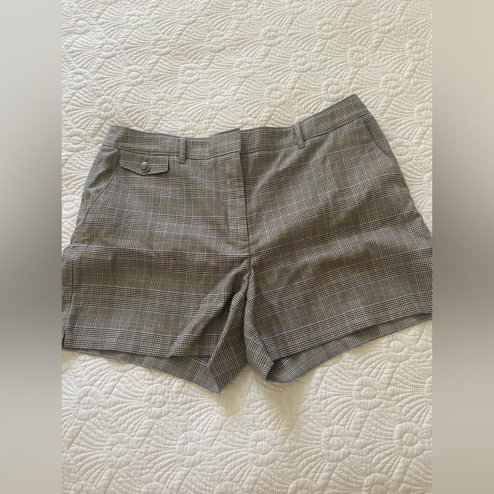 WHBM Classic Plaid Women's Shorts size 14
